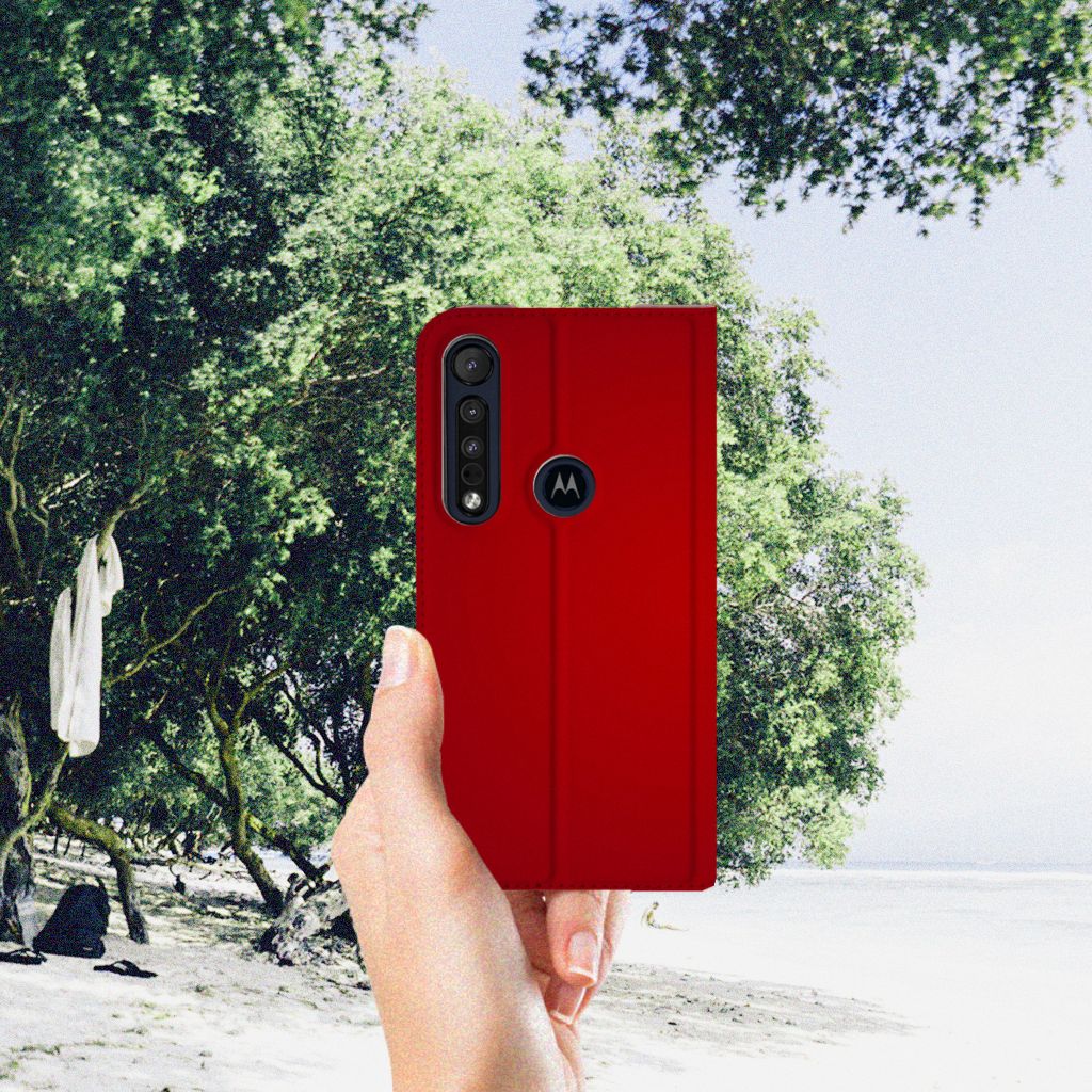 Motorola G8 Plus Hippe Standcase Liefde - Origineel Romantisch Cadeau - B2C Telecom