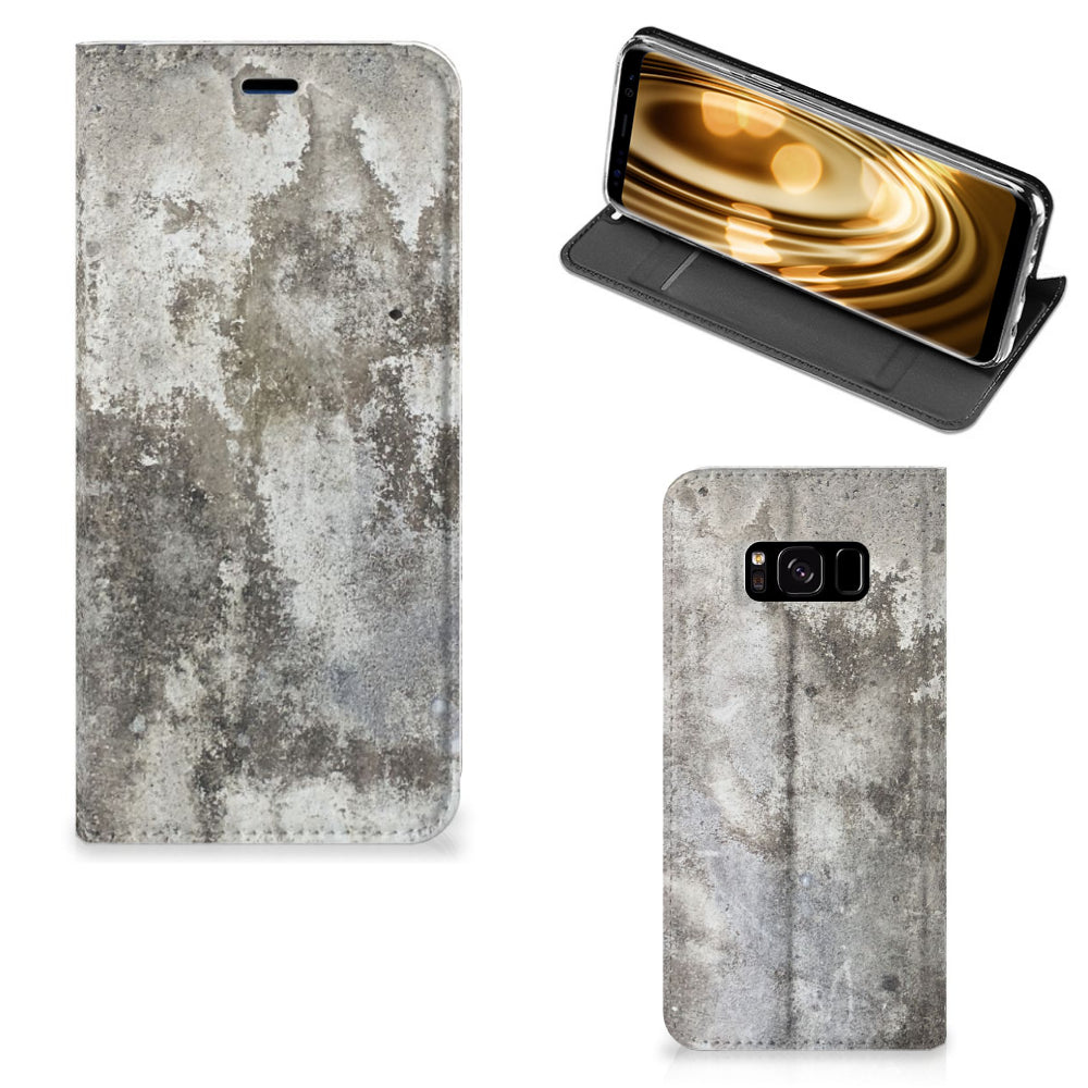 Samsung Galaxy S8 Standcase Beton Print