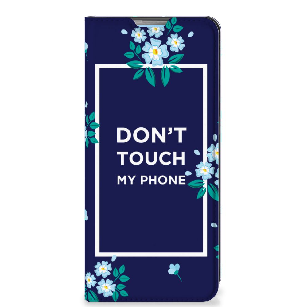 OPPO A74 4G Design Case Flowers Blue DTMP - B2C Telecom