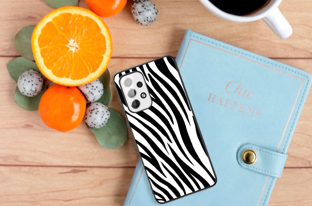 Samsung Galaxy A73 Dierenprint Telefoonhoesje Zebra B2C Telecom