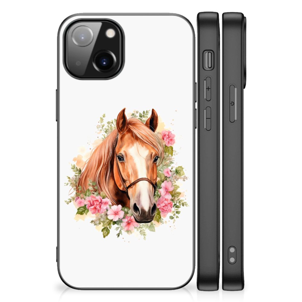 Dierenprint Telefoonhoesje voor Apple iPhone 13 Paard B2C Telecom