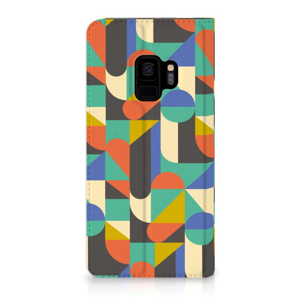 Samsung Galaxy S9 Hoesje met Magneet Funky Retro