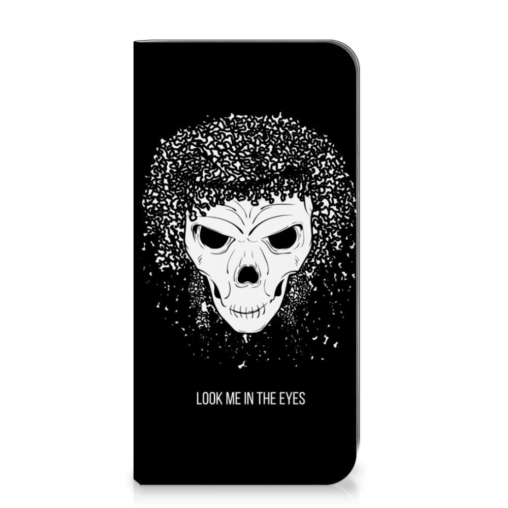 Mobiel BookCase Apple iPhone Xs Max Skull Hair