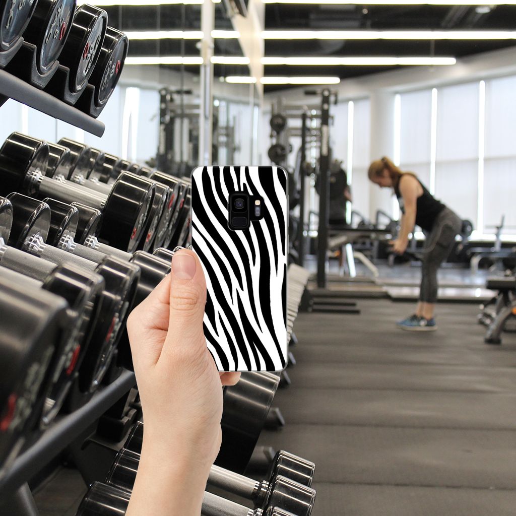 Samsung Galaxy S9 TPU Hoesje Zebra