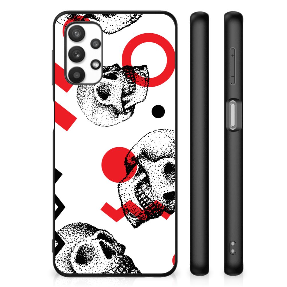Telefoonhoesje Samsung Galaxy A32 5G Skull Red B2C Telecom