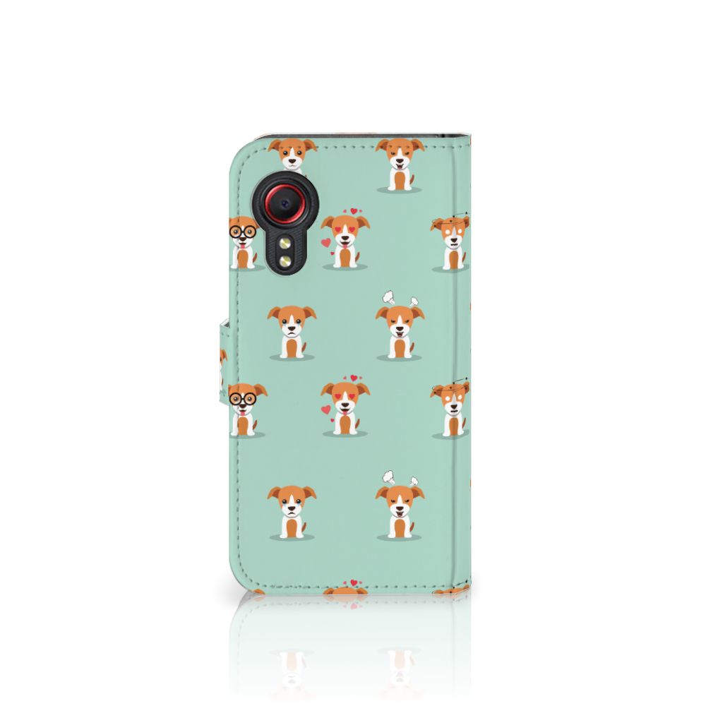 Samsung Galaxy Xcover 5 Telefoonhoesje met Pasjes Pups