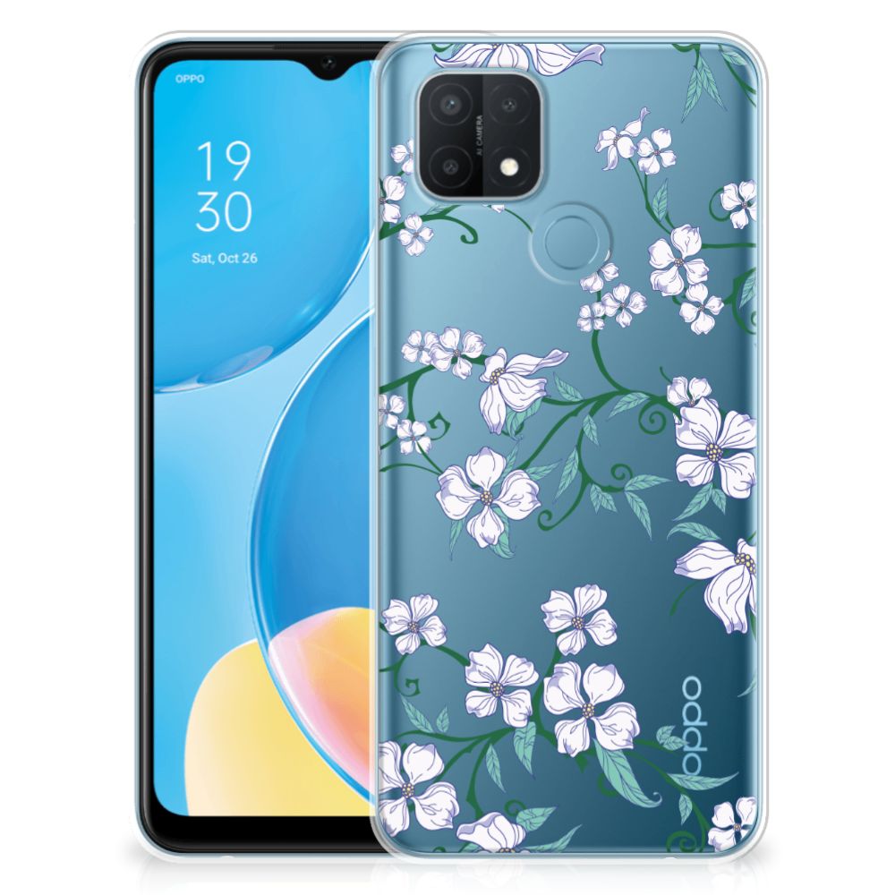 OPPO A15 Uniek TPU Case Blossom White B2C Telecom