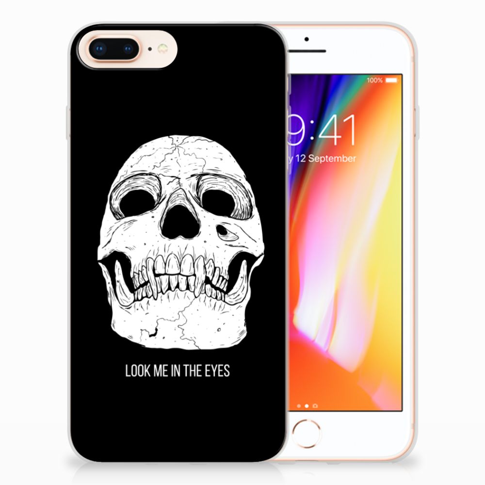 Silicone Back Case Apple iPhone 7 Plus | 8 Plus Skull Eyes