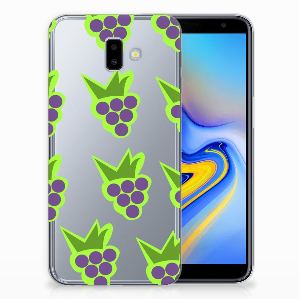Samsung Galaxy J6 Plus (2018) Siliconen Case Druiven