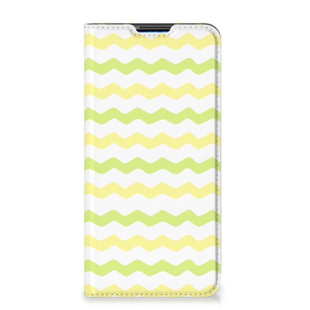 Xiaomi Redmi Note 9 Hoesje met Magneet Waves Yellow - B2C Telecom
