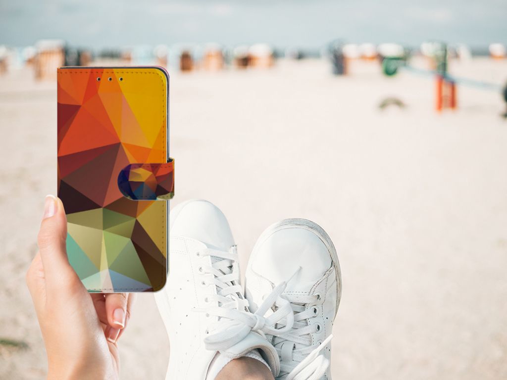 Xiaomi Redmi 8A Book Case Polygon Color