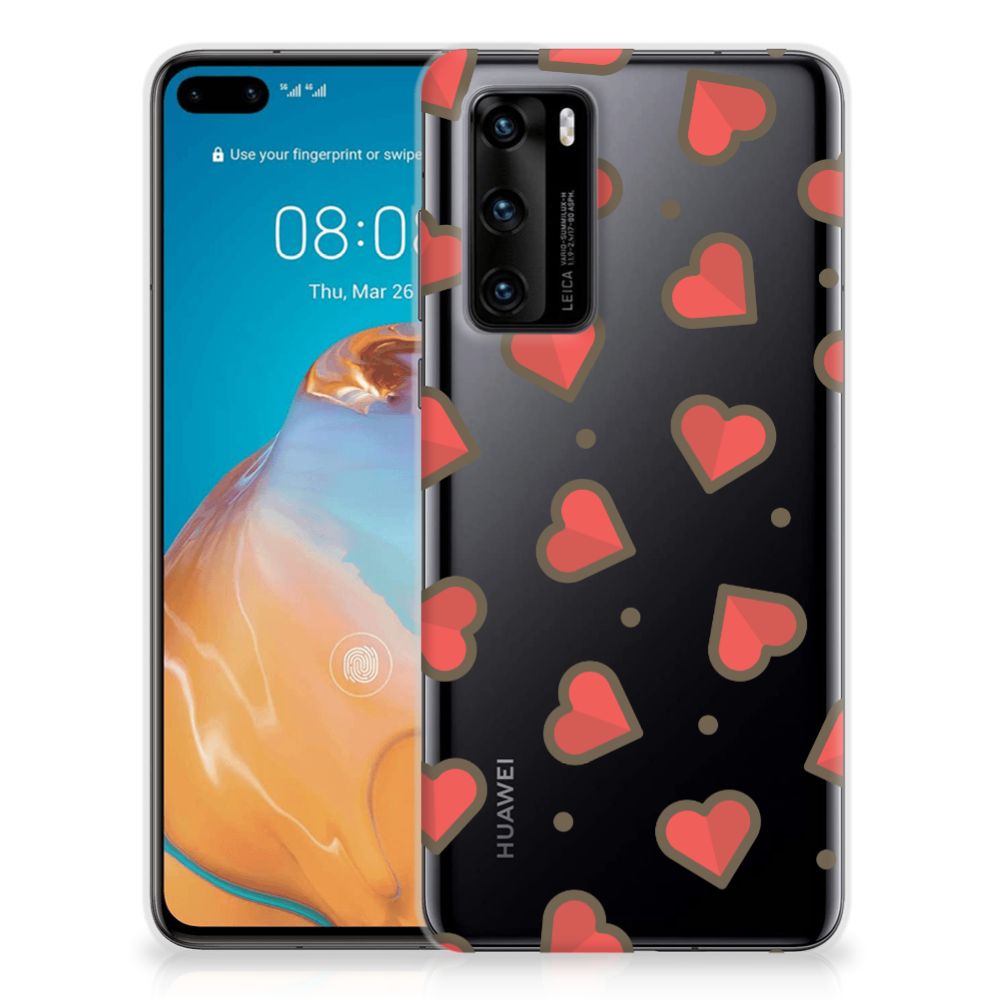 Huawei P40 TPU bumper Hearts B2C Telecom