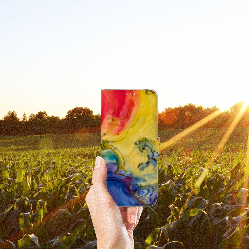 Hoesje Samsung Galaxy A71 Watercolor Dark