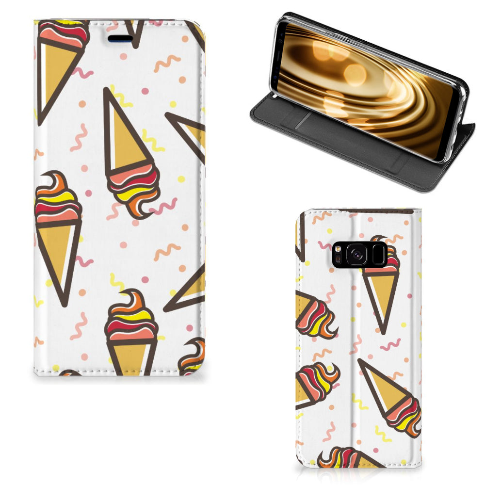 Samsung Galaxy S8 Flip Style Cover Icecream