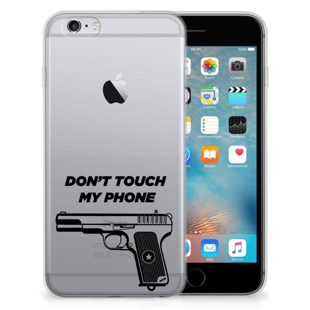 Apple iPhone 6 | 6s Silicone-hoesje Pistol DTMP