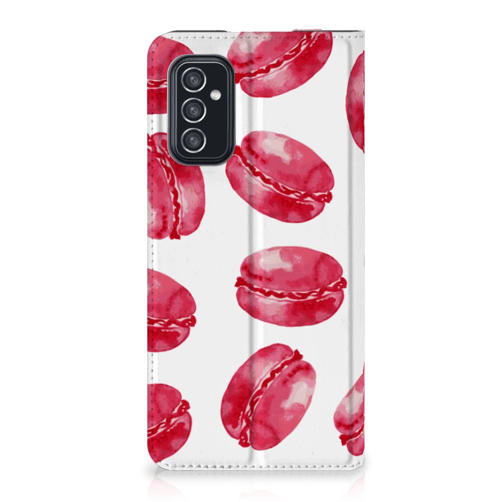 Samsung Galaxy M52 Flip Style Cover Pink Macarons - B2C Telecom