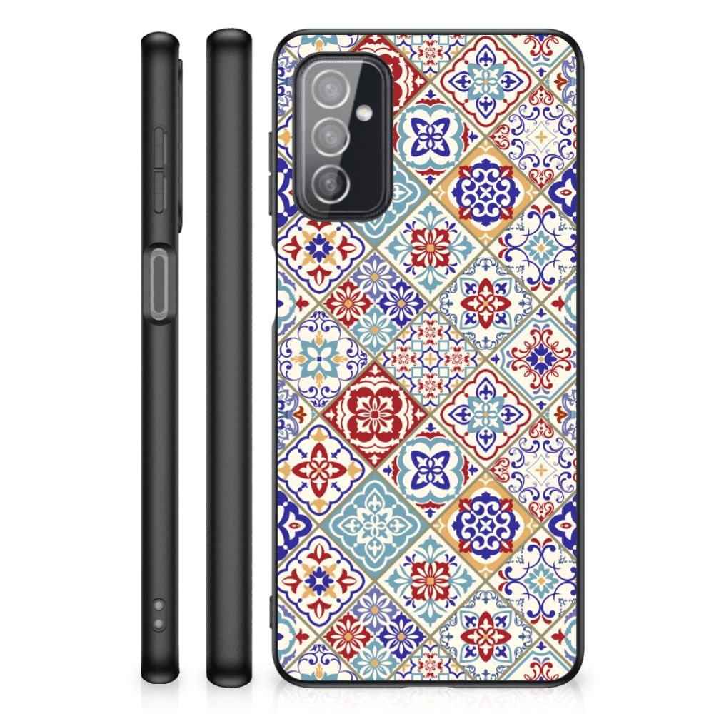 Samsung Galaxy M52 Marmeren Print Telefoonhoesje Tiles Color B2C Telecom