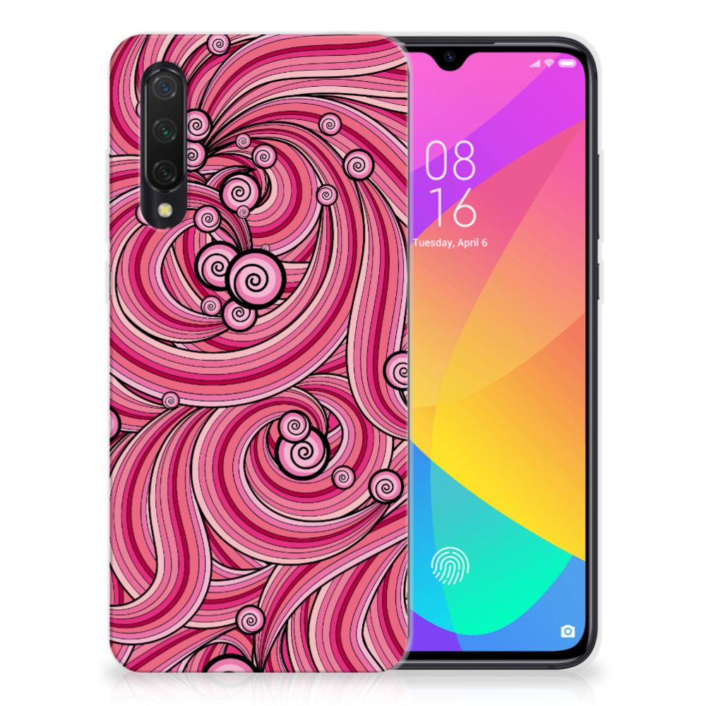 Xiaomi Mi 9 Lite Hoesje maken Swirl Pink B2C Telecom