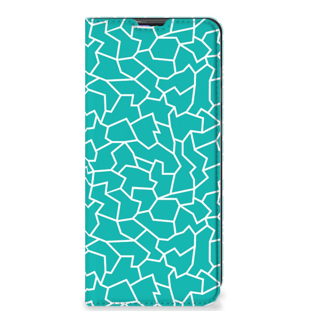 Samsung Galaxy A31 Bookcase Cracks Blue - B2C Telecom