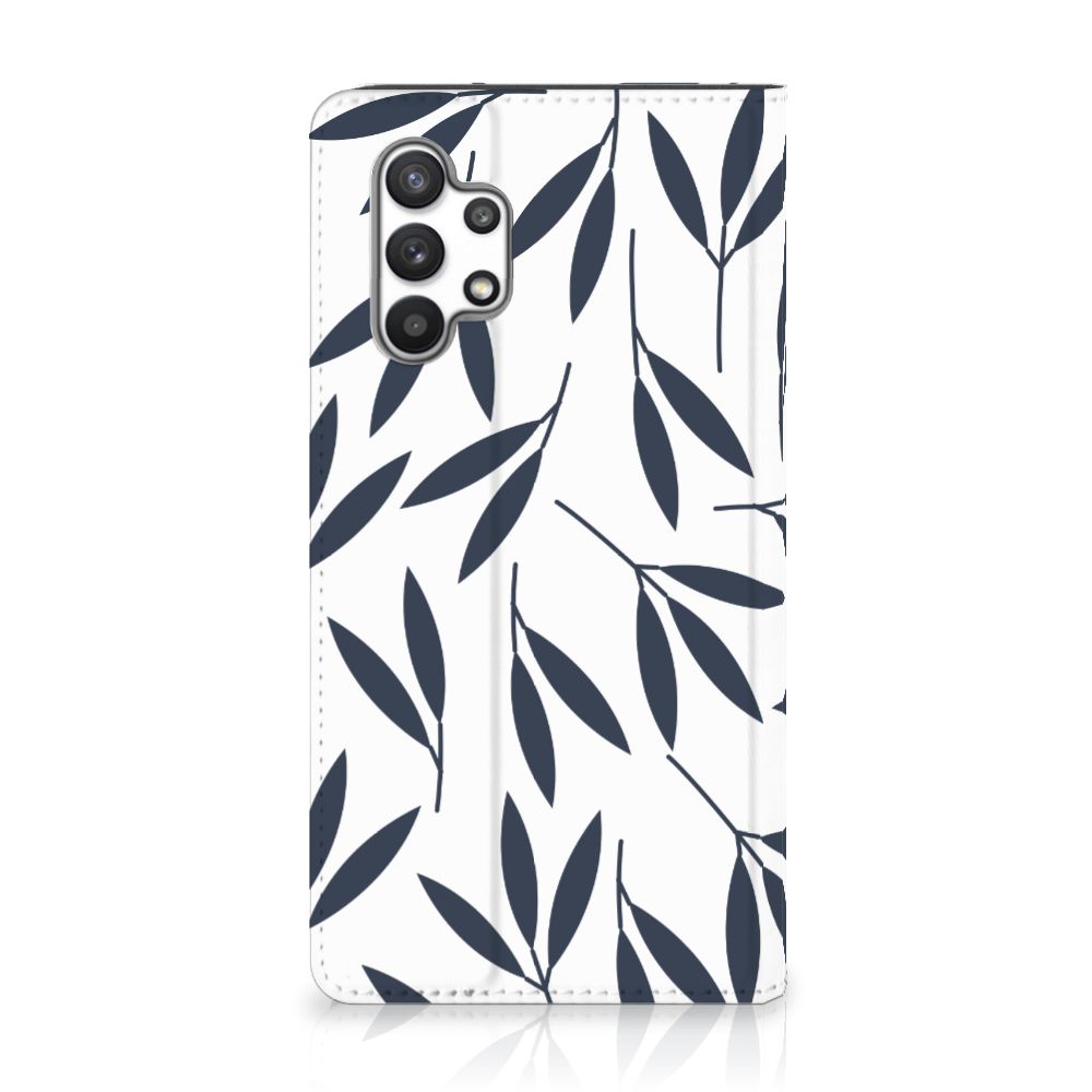 Samsung Galaxy A32 4G | A32 5G Enterprise Editie Smart Cover Leaves Blue - B2C Telecom