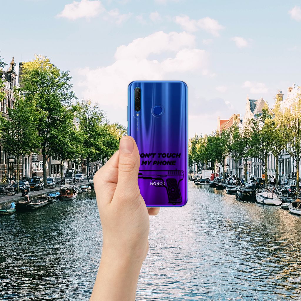 Honor 20 Lite Silicone-hoesje Pistol DTMP