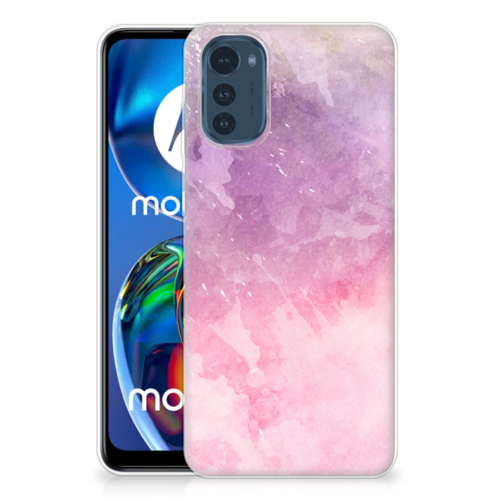 Hoesje maken Motorola Moto E32/E32s Pink Purple Paint