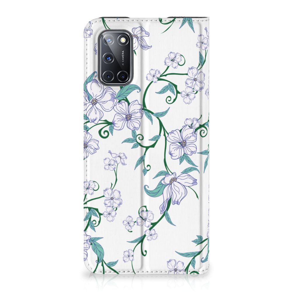 OPPO A52 | A72 Uniek Smart Cover Blossom White - B2C Telecom