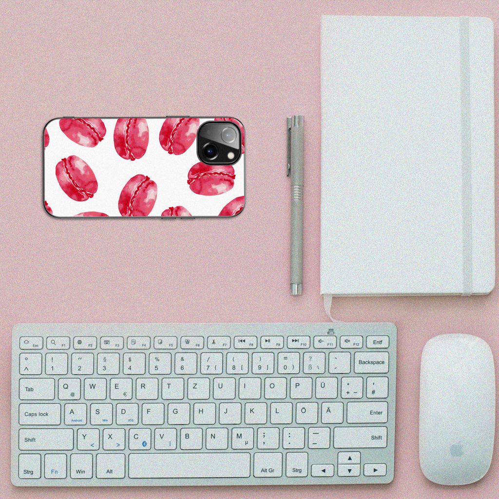 Apple iPhone 13 Back Cover Hoesje Pink Macarons B2C Telecom