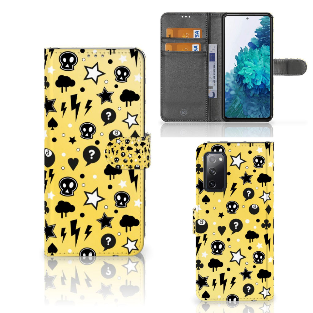Telefoonhoesje met Naam Samsung Galaxy S20 FE Punk Geel