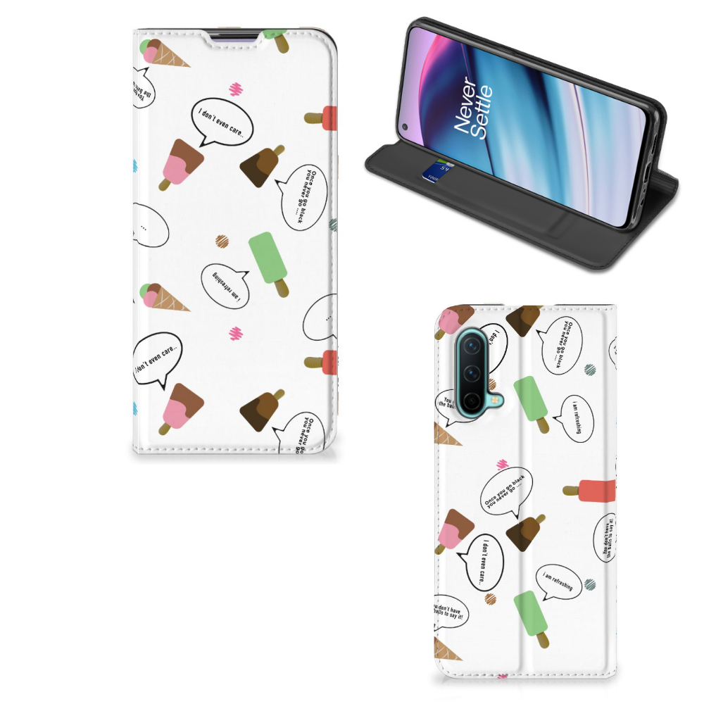 OnePlus Nord CE 5G Flip Style Cover IJsjes - B2C Telecom
