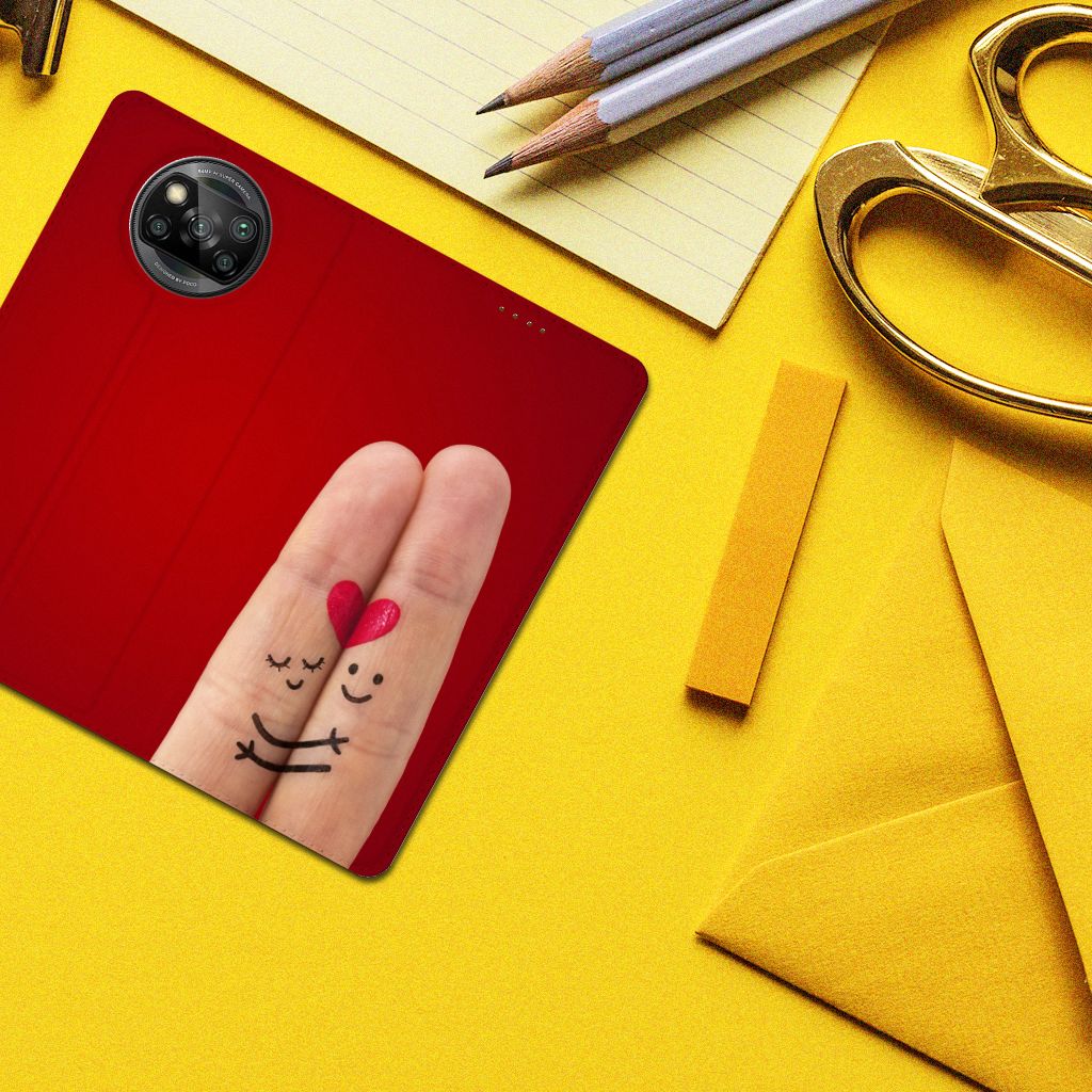 Xiaomi Poco X3 Pro | Poco X3 Hippe Standcase Liefde - Origineel Romantisch Cadeau - B2C Telecom