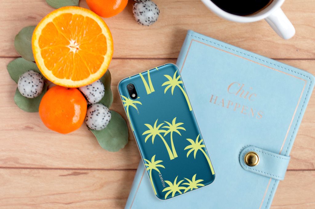 Huawei Y5 (2019) TPU Case Palmtrees