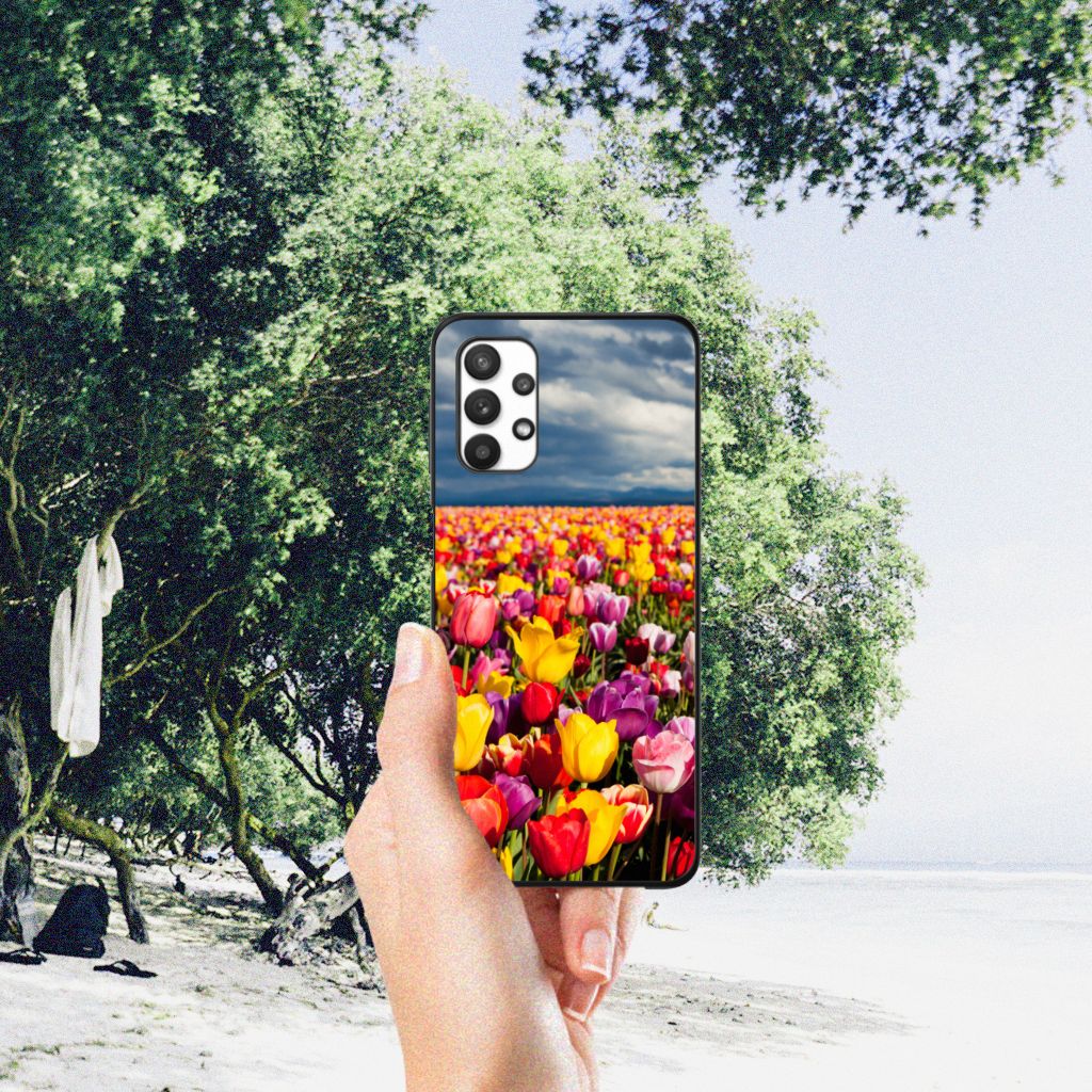 Samsung Galaxy A32 5G Bloemen Hoesje Tulpen B2C Telecom