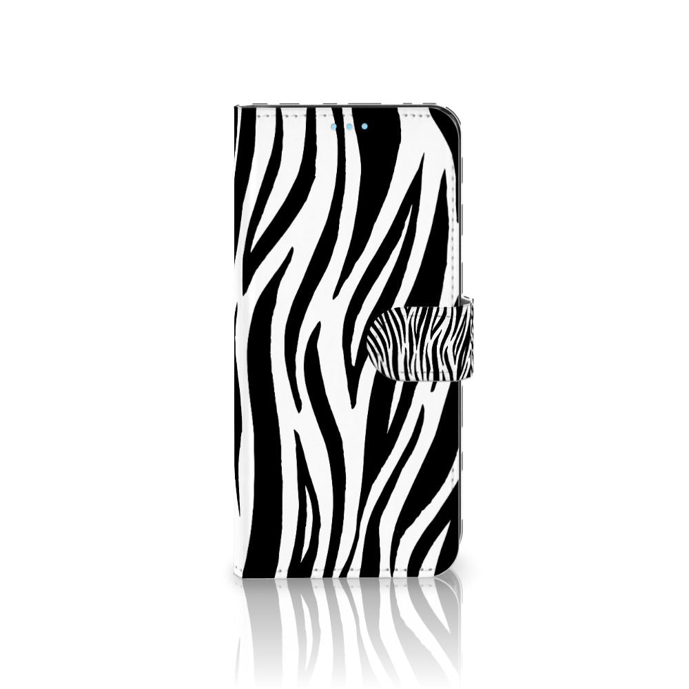 OPPO A74 4G Telefoonhoesje met Pasjes Zebra