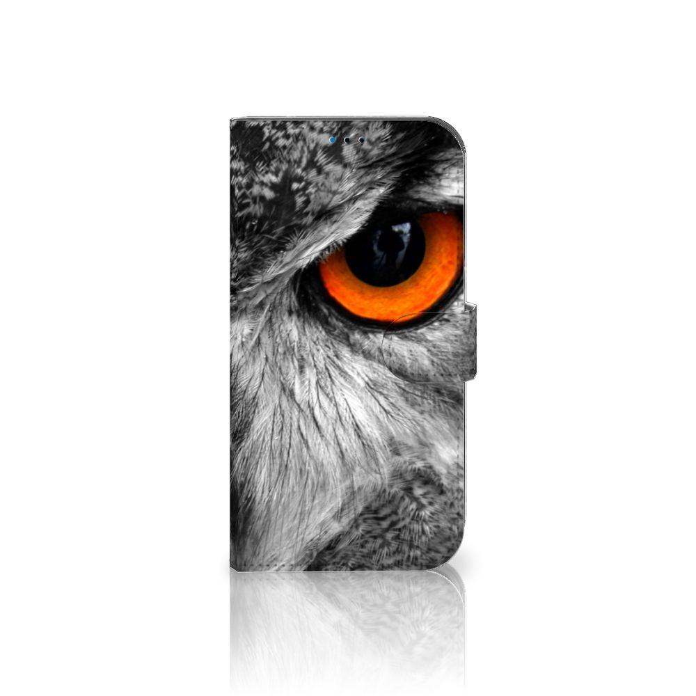 iPhone 14 Pro Max Telefoonhoesje met Pasjes Uil