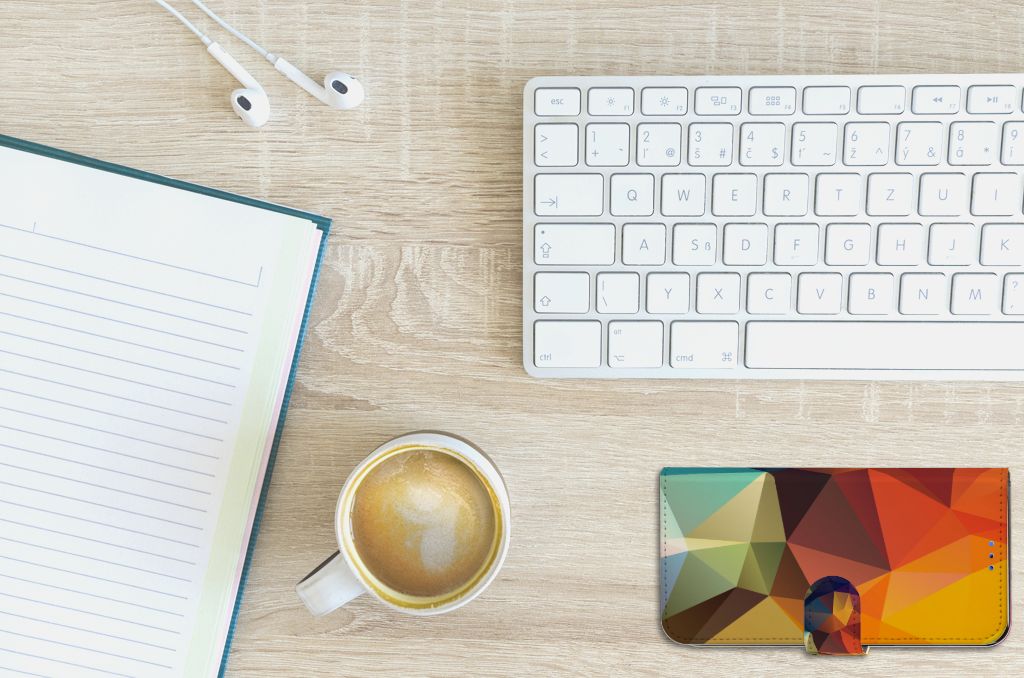 Huawei P Smart 2020 Book Case Polygon Color