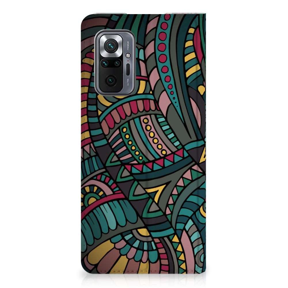 Xiaomi Redmi Note 10 Pro Hoesje met Magneet Aztec - B2C Telecom