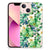iPhone 13 mini TPU Case Orchidee Groen met mooi bloemen design en transparante randen 🌸