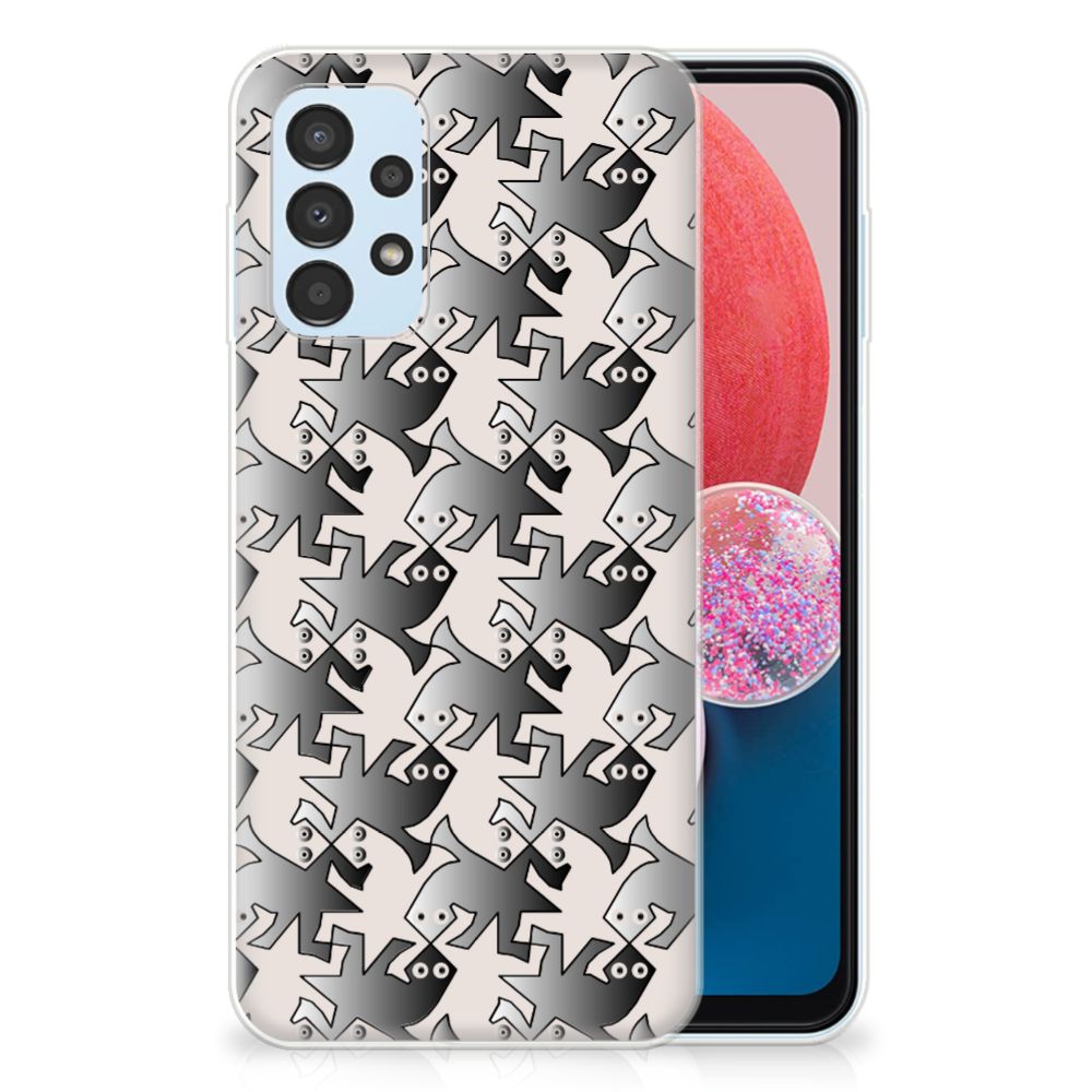 Samsung Galaxy A13 4G TPU Hoesje Salamander Grey