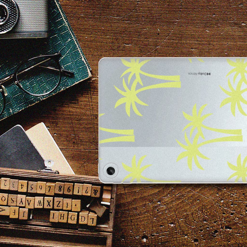 Lenovo Tab M10 Plus (3e generatie) Siliconen Hoesje Palmtrees - B2C Telecom