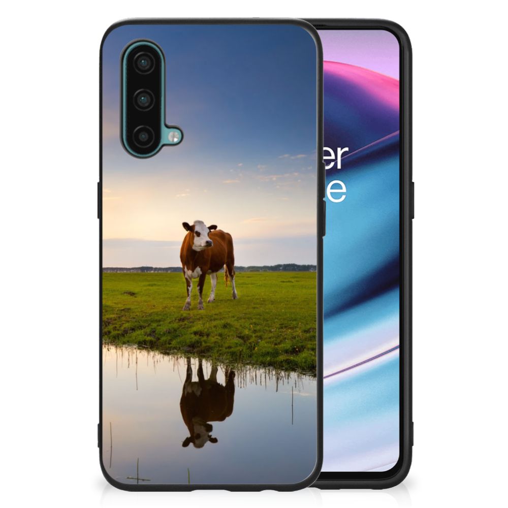OnePlus Nord CE 5G Dierenprint Telefoonhoesje Koe B2C Telecom