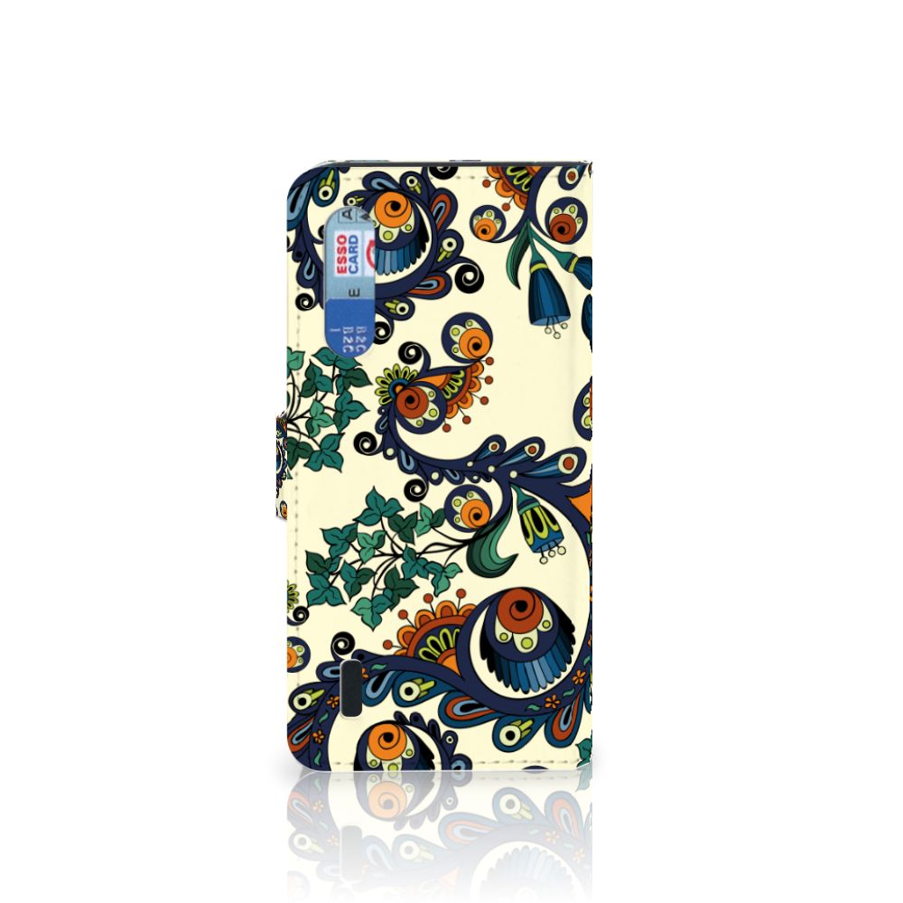 Wallet Case Xiaomi Mi 9 Lite Barok Flower