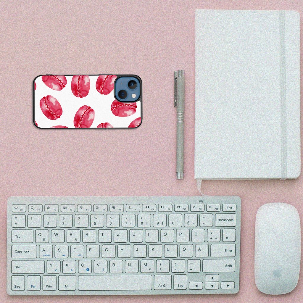 Apple iPhone 13 mini Back Cover Hoesje Pink Macarons B2C Telecom