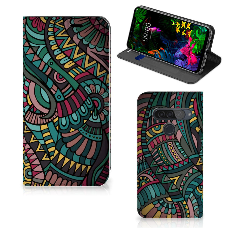 LG G8s Thinq Hoesje met Magneet Aztec