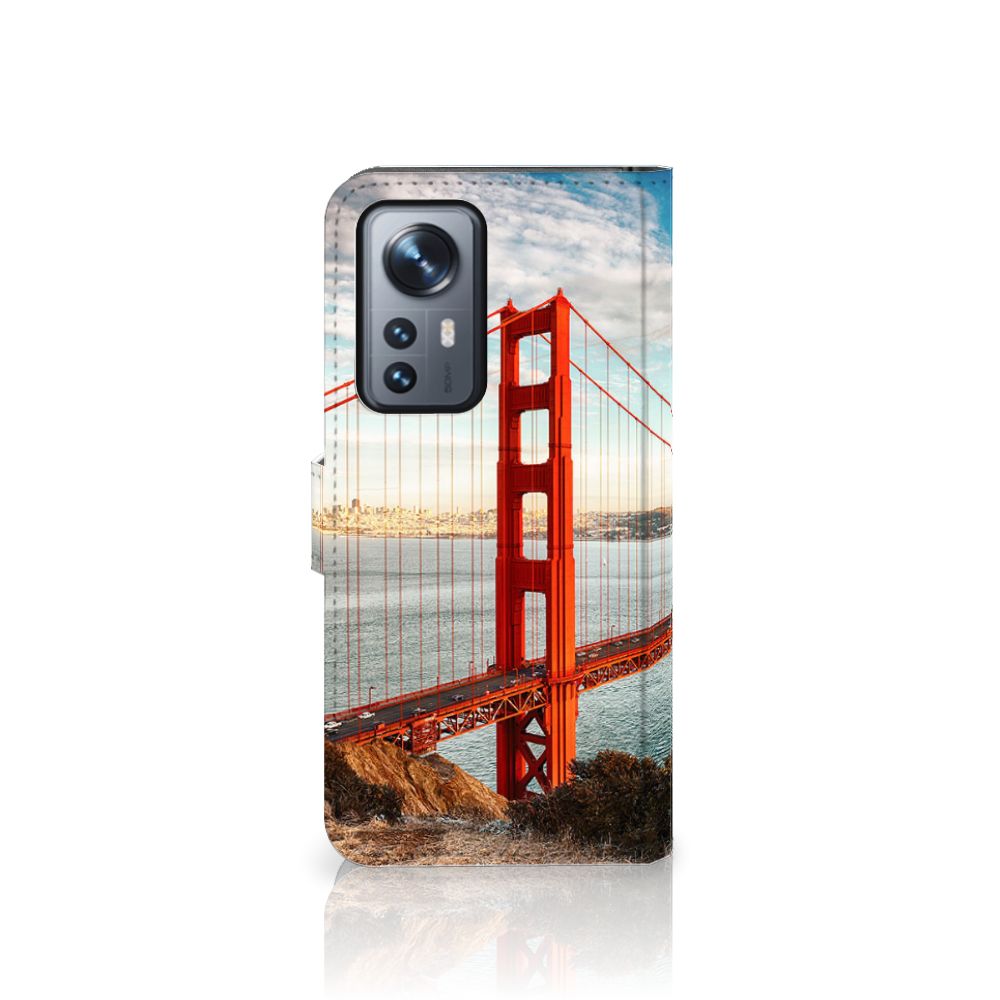 Xiaomi 12 Pro Flip Cover Golden Gate Bridge