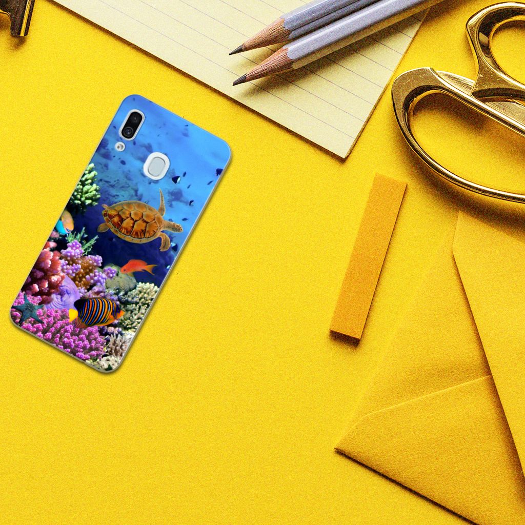 Samsung Galaxy A30 TPU Hoesje Vissen