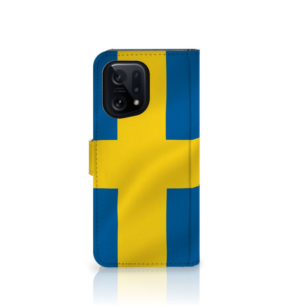 OPPO Find X5 Bookstyle Case Zweden