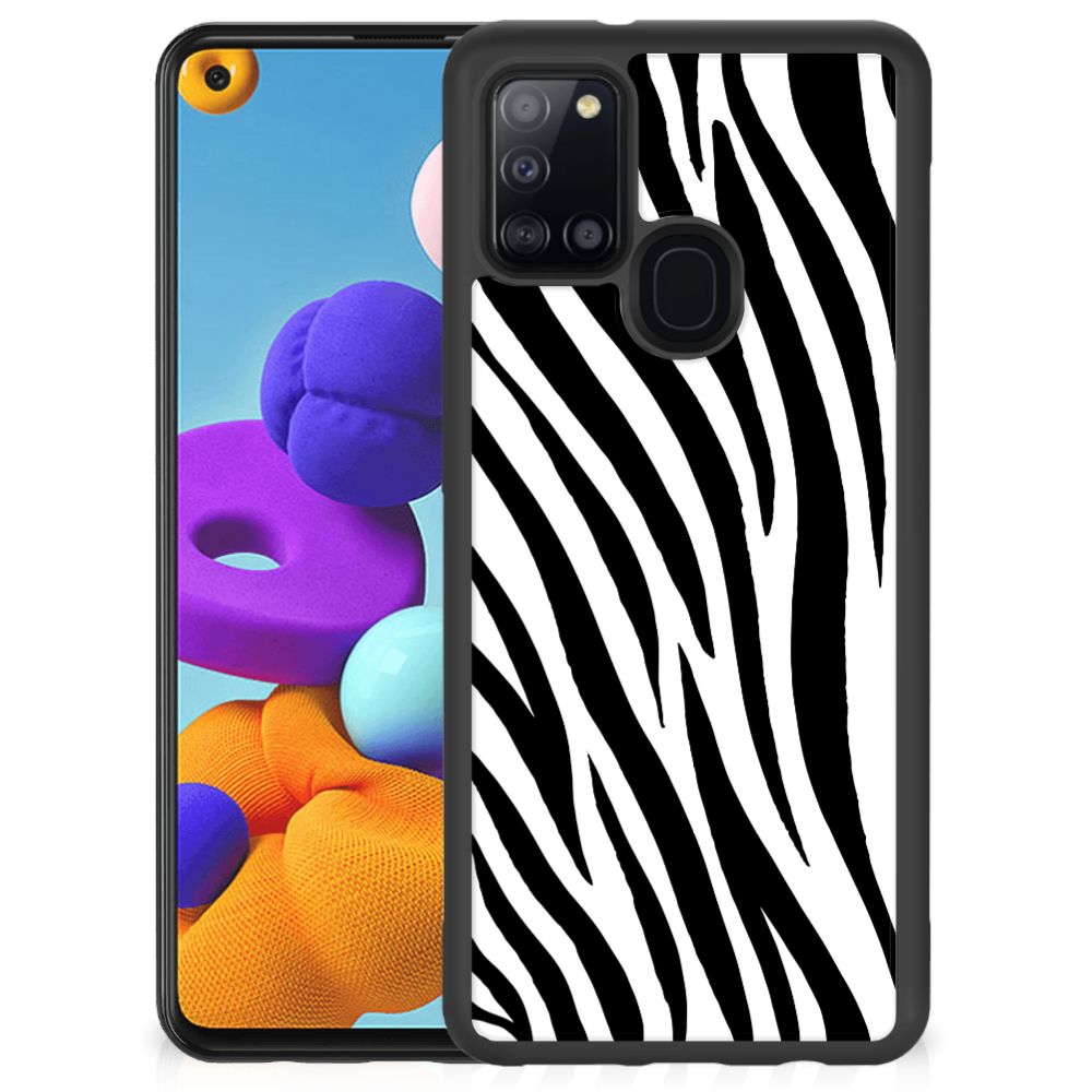 Samsung Galaxy A21s Back Cover Zebra