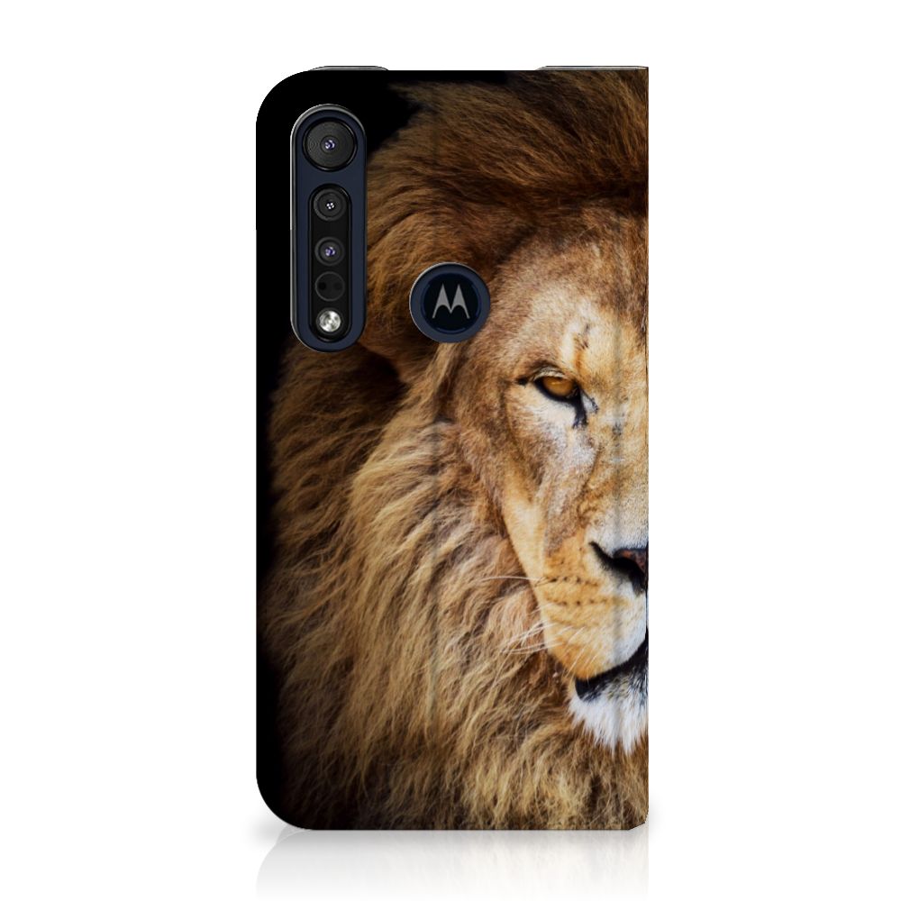 Motorola G8 Plus Hoesje maken Leeuw - B2C Telecom
