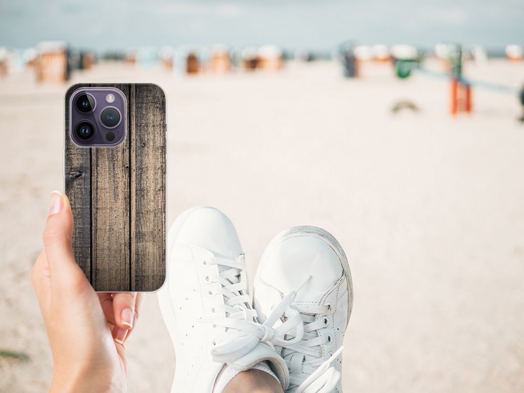 Apple iPhone 14 Pro Bumper Hoesje Steigerhout B2C Telecom
